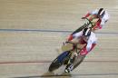 Team of Russia competes to win the Women's Team Sprint race at the World Track Cycling championships in London, Wednesday, March 2, 2016. (AP Photo/Alastair Grant)