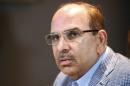 Pakistani property developer Malik Riaz Hussain speaks with a Reuters correspondent during an interview at his office in Bahria Town on the outskirts of Islamabad, Pakistan