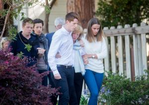 Mourners arrive at a vigil for four Irish students&nbsp;&hellip;