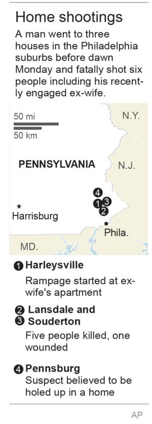 Map locates Philadelphia suburbs where shooings took&nbsp;&hellip;