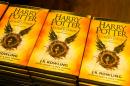 Copies of the book 'Harry Potter and the Cursed Child' are displayed on the day of its release at a bookstore in Hong Kong on July 31, 2016.