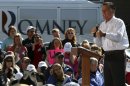 In this photo taken May 29, 2012 Republican presidential candidate, former Massachusetts Gov. Mitt Romney speaks in Craig, Colo. Romney is calling for more 