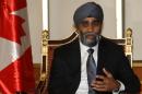 Canadian Defence Minister Harjit Sajjan said up to 60 military medical personnel will set up a medical facility alongside coalition partners in northern Iraq