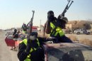 Armed Sahwa or "Awakening" militiamen, former Sunni rebels who have turned against Al-Qaeda, in Samarra in 2010