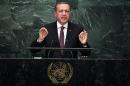 Turkey's President Recep Tayyip Erdogan addresses the 71st session of the United Nations General Assembly