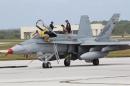 An Australian fighter jet is readied for a training mission