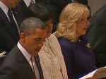Raw: Obamas, Bidens Attend Cathedral Prayer