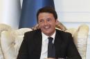 Italy's Prime Minister Matteo Renzi meets with Iraq's Prime Minister-designate Haider al-Abadi in Baghdad