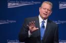 Former US Vice President Al Gore speaks during the Center for American Progress 10th Anniversary Conference in Washington, DC, October 24, 2013