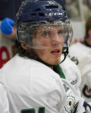 Journalisme Plymouth-Whalers-centre-Ryan-Hartman-Rena-Laverty-Plymouth-Whalers