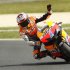 Honda MotoGP rider Stoner of Australia waves during a free practice session ahead of the Australian Motorcycle Grand Prix at Phillip Island