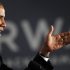 U.S. President Barack Obama delivers remarks at an election campaign fundraiser in Stamford, Connecticut,