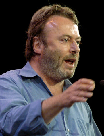 FILE - Essayist Christopher Hitchens speaks during a debate on Iraq and the foreign policies of the United States and Britain, in this Sept. 14, 2005 file photo taken in New York. Vanity Fair reports Hitchens died on Thursday Dec. 15, 2011 at the age of 62 from complications of cancer of the esophagus his magazine. The magazine reports he died in the presence of friends at the MD Anderson Cancer Center in Houston, Texas. (AP Photo/Chad Rachman)