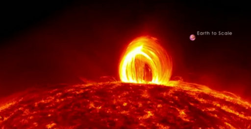 Super-Hot Plasma 'Rain' Falls on Sun in Amazing Video
