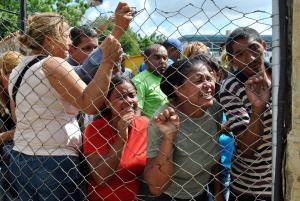 Supporters of Venezuelan president Nicolas Maduro shout …