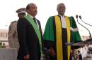 Mauritania's President Mohamed Ould Abdel Aziz during his investiture on August 2, 2014 in Nouakchott
