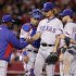 Texas Rangers' Darvish is removed from game by manager Washington during MLB game in Anaheim
