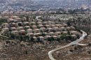Houses are seen in the West Bank Jewish settlement of Ofra, north of Ramallah