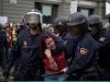 Επεισόδια, πλαστικές σφαίρες και τραυματίες στην Ισπανία