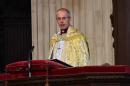 Archbishop of Canterbury Justin Welby speaks during a national service of thanksgiving for the 90th birthday of Britain's Queen Elizabeth II at St Paul's Cathedral in London on June 10, 2016