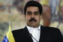 File photo of Venezuela's Foreign Minister Nicolas Maduro attending a news conference in Caracas