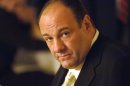 FILE - This undated publicity photo released by HBO, shows actor James Gandolfini in his role as Tony Soprano, head of the New Jersey crime family portrayed in HBO's "The Sopranos." Funeral services for actor James Gandolfini are scheduled for Thursday, June 27, 2013, at the Cathedral Church of Saint John the Divine in New York City. Gandolfini died June 19, 2013 in Italy. He was 51. (AP Photo/HBO, Barry Wetcher, File)