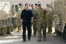 Britain's Prime Minister David Cameron visits Camp Bastion in Helmand province, Afghanistan