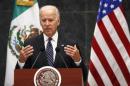 U.S. Vice President Biden speaks after a meeting with Mexico's President Pena Nieto in Mexico City