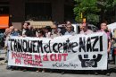 400 antifascistas se manifiestan contra un centro de extrema derecha en Barcelona