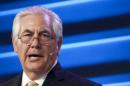 ExxonMobil Chairman and CEO Rex Tillerson speaks during the IHS CERAWeek 2015 energy conference in Houston
