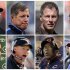 A combination photo showing NFL head coaches and management fired on Black Monday