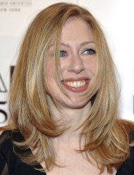 In this Feb. 9, 2011 photo, Chelsea Clinton attends amfAR's annual New York Gala at Cipriani Wall Street in New York. Clinton is going to work for NBC News. The network said Monday, Nov. 14, 2011, that it has hired the 31-year-old Clinton to work on projects for the "NBC Nightly News" and Brian Williams' newsmagazine "Rock Center." She will do projects in the "Making a Difference" series, generally positive stories about individuals and companies. (AP Photo/Evan Agostini)