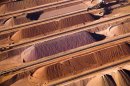 Handout photo of stockpiles of iron ore at the Rio Tinto Parker Point ship loading terminal in the Pilbara region of West Australia