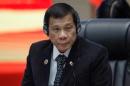 Philippines President Rodrigo Duterte attends the ASEAN Summit in Vientiane, Laos