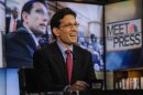 U.S. Rep. Eric Cantor appears on "Meet the Press" in Washington