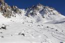 L'area fuoripista a Meribel, nelle Alpi francesi, dove è caduto sciando Michael Schumacher