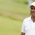 Jose Maria Olazabal of Spain reacts on the third hole during the first round of the French Open golf tournament at the Golf National course in Saint-Quentin-en-Yvelines