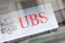 Logo of Swiss bank UBS is seen on a building in Zurich