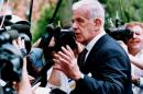 Then-Speaker of the US House of Representatives Thomas Foley speaks to the press as he leaves the White House on May 25, 1993