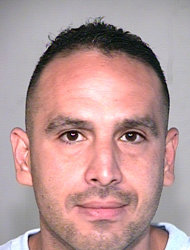 This image provided by the Arizona Department of Corrections shows Jodon Romero. Phoenix police identified Romero as a wanted felon who shot at officers and then led them on a hour-long chase Friday, Sept. 28, 2012 that ended with his suicide, which was inadvertently televised nationally by Fox News. (AP Photo/Arizona Department of Corrections)