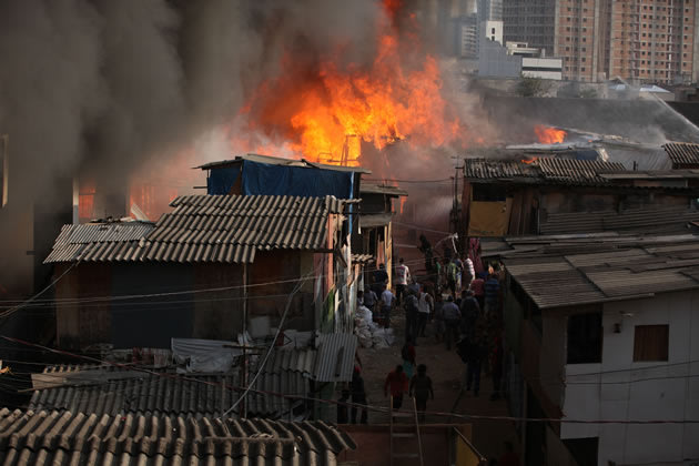 Incêndio favela do moinho