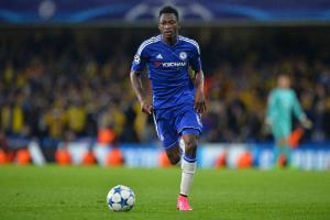 Chelsea&#39;s Ghanaian defender Baba Rahman runs with&nbsp;&hellip;