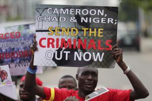 Girls abducted by Islamic extremists in Nigeria