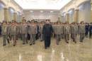File photo shows North Korean leader Kim visiting the Kumsusan Palace of the Sun to mark the 61st anniversary of the victory of the Korean people in the Fatherland Liberation War