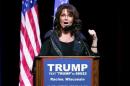 Former Alaska Governor Sarah Palin speaks in Racine