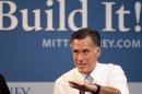 Republican presidential candidate, former Massachusetts Gov. Mitt Romney hosts a small-business roundtable during a campaign stop at Endural LLC, Monday, July 23, 2012, in Costa Mesa, Calif. (AP Photo/Jason Redmond)