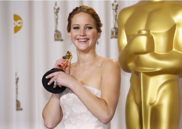 Jennifer Lawrence, best actress winner for her role in