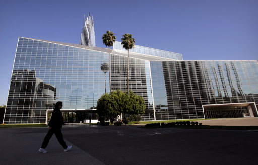 In this Oct. 27, 2011 photo, the Crystal Cathedral stands in Garden Grove, Calif. A buyer is expected to be chosen for the sprawling campus of Orange County's now-bankrupt Crystal Cathedral. (AP Photo/Jae C. Hong)