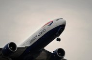 A British Airways aircraft takes off from Heathrow Airport in west London (AFP Photo/Ben Stansall)