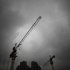In this Nov. 30, 2011 photo, tower cranes are placed at a construction site of newly developed apartment complex in Shanghai, China. As economic growth wanes, Beijing has begun easing tight credit policies meant to cool inflation but China's leaders are also insisting there is no leeway for loosening curbs on the housing sector. (AP Photo/Eugene Hoshiko)